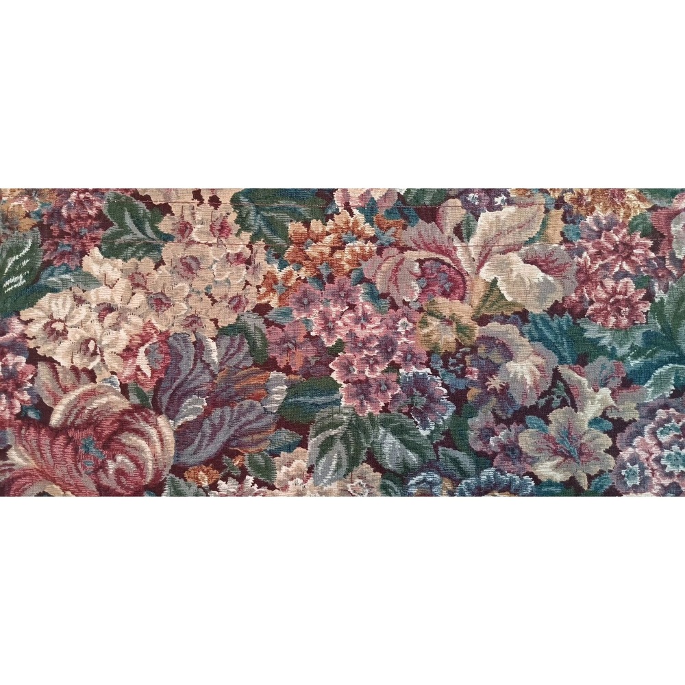 Curtron Vintage Floral Balloon Valance Curtain Window Treatments 80" x 15" 80s
